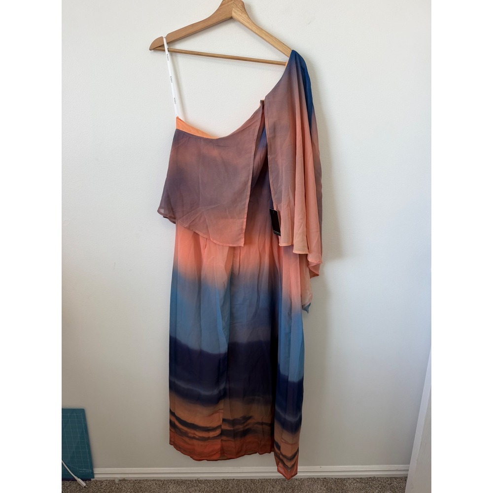 ELOQUII Printed Cape Maxi Dress – Women's Size 14 – NWT - Picture 6 of 6